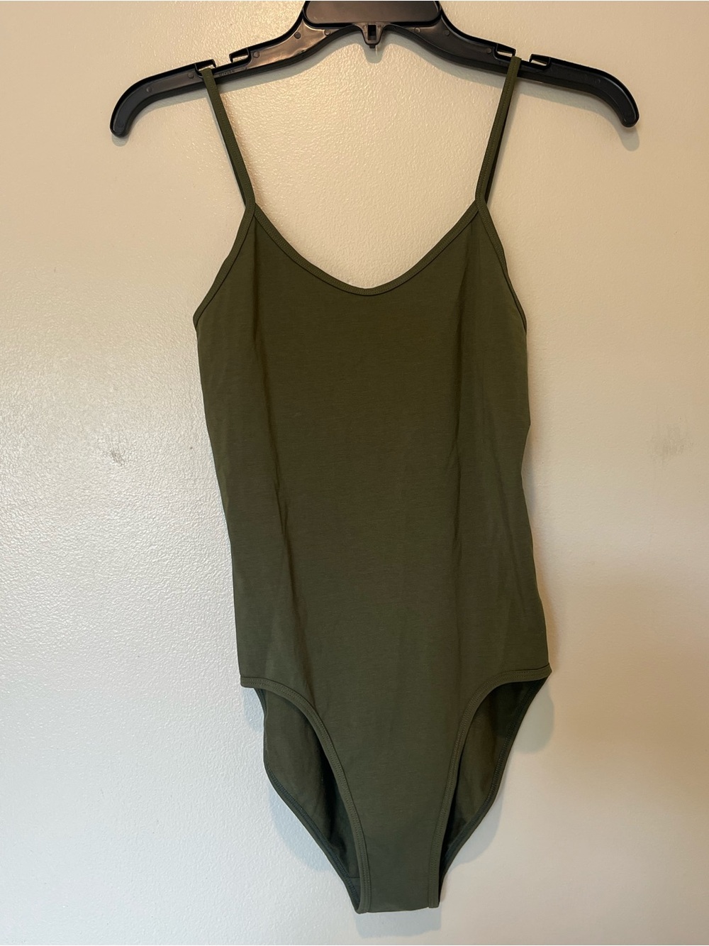 ethika Olive Green Tank One-Piece Bodysuit